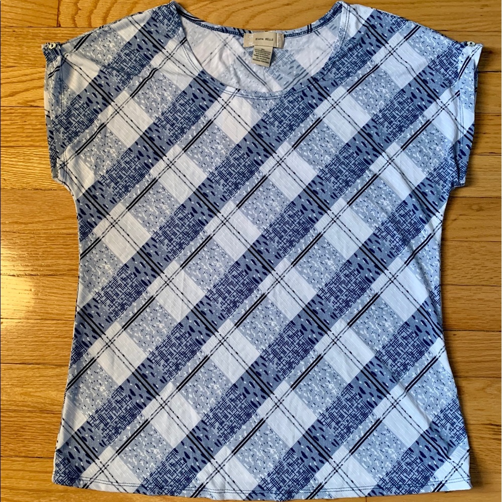 Diana Belle Short Sleeve Blouse